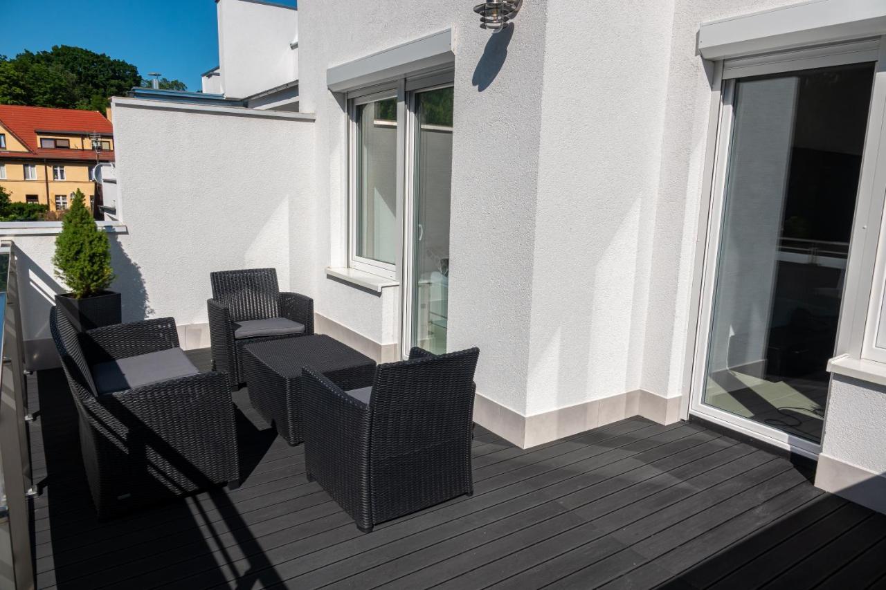 Nowy Apartament Z Duzym Tarasem I Parkingiem Свиноуйсьце Экстерьер фото